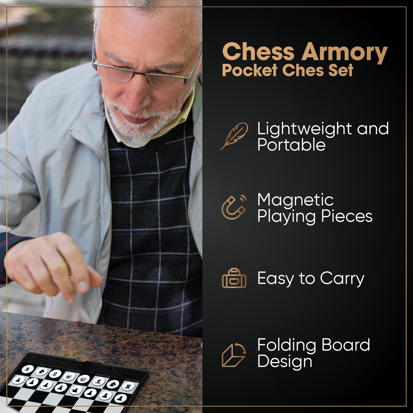 Chess Armory Pocket Chess Set