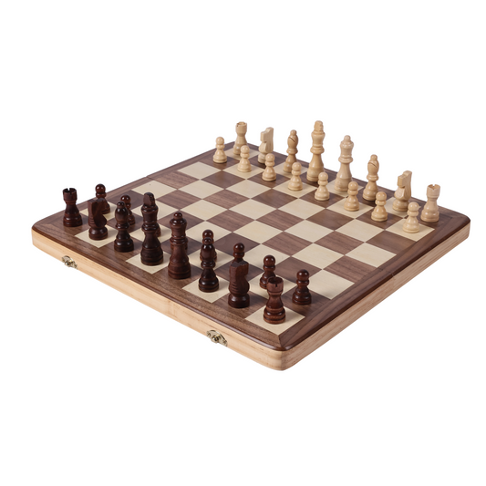 Forzieri Genuine Leather Chess Board with Magnetic Pieces at FORZIERI Canada